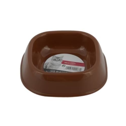 M-PETS Plastic Single Bowl Brown 200ml - Image 2