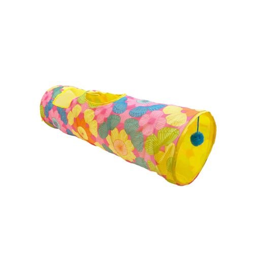 FOFOS Floral Pop up Cat Tunnel - Image 2