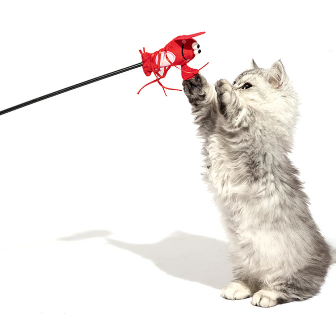 FOFOS Moving Lobster Cat Wand Cat Toy - Image 3
