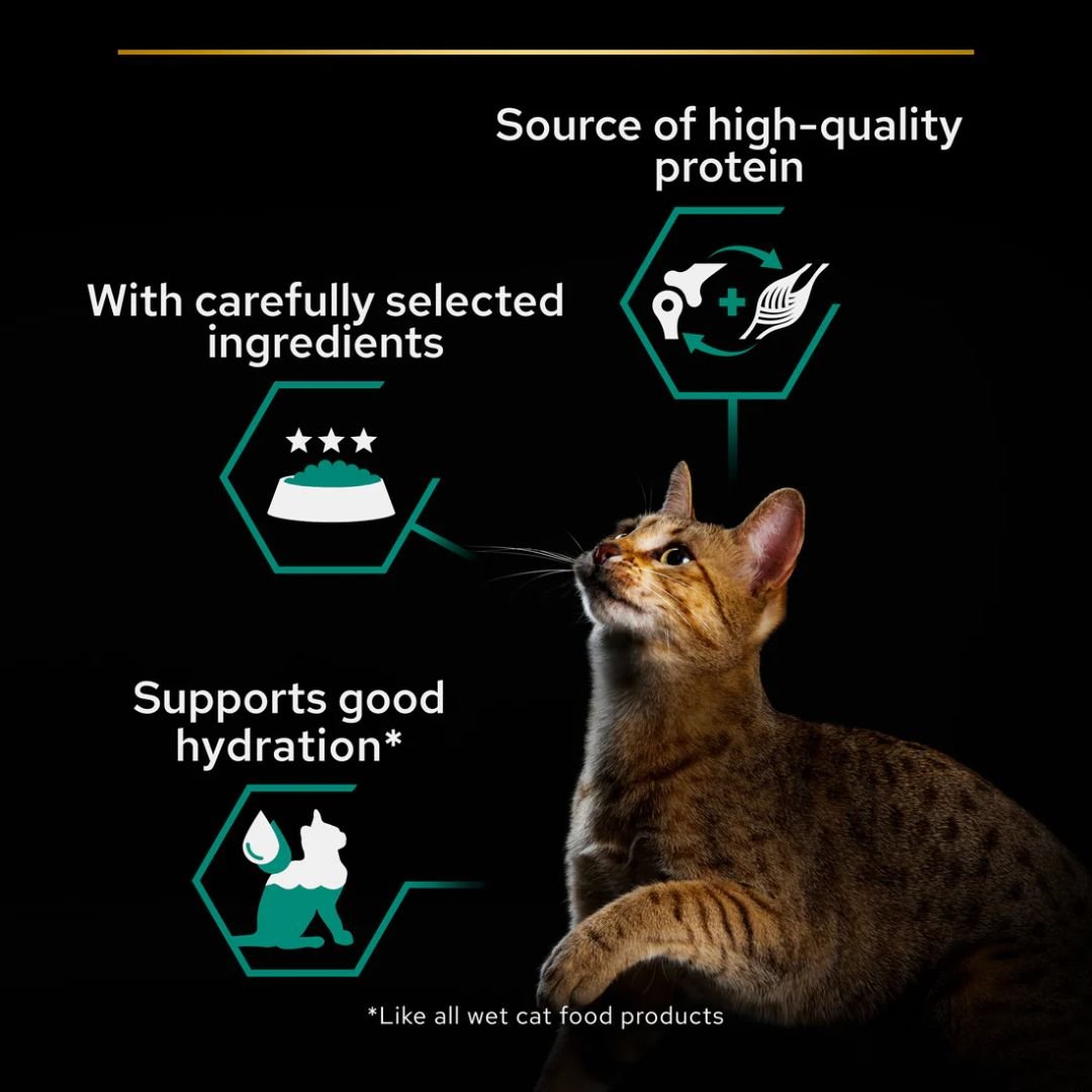 Purina Pro Plan Wet Cat Food Chicken Hydration Support 85g - Image 4