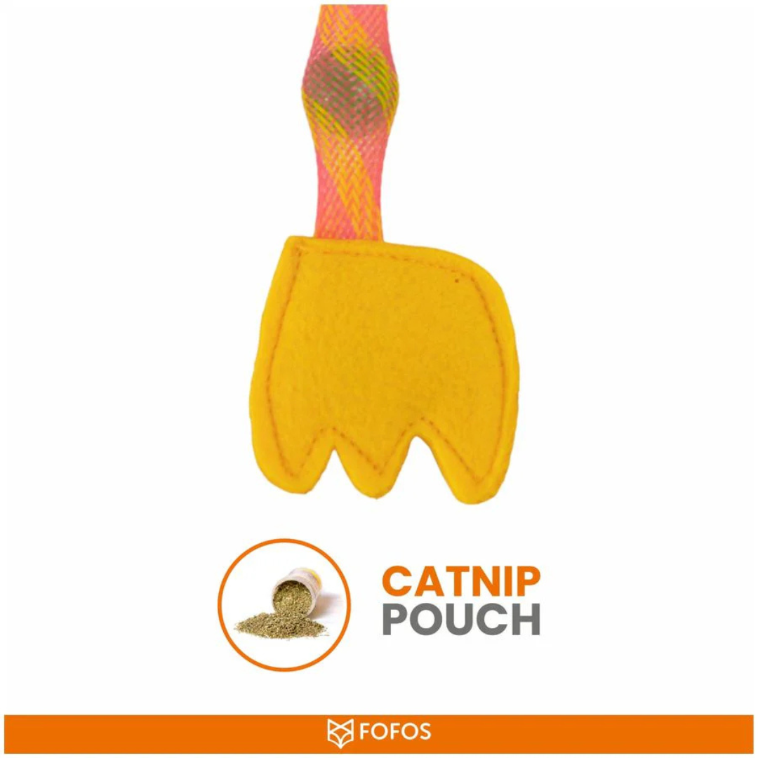 FOFOS Flick Tube Giraffe Cat Toy - Image 4
