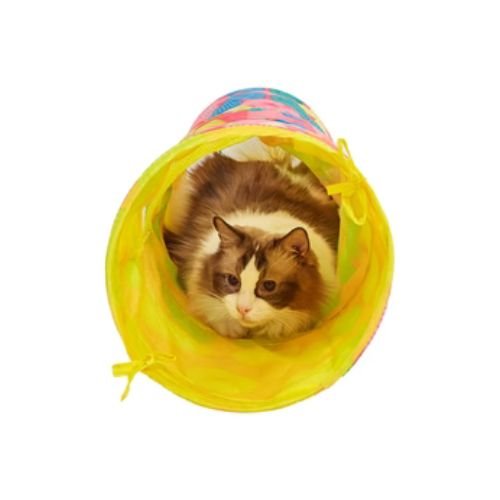 FOFOS Floral Pop up Cat Tunnel - Image 4