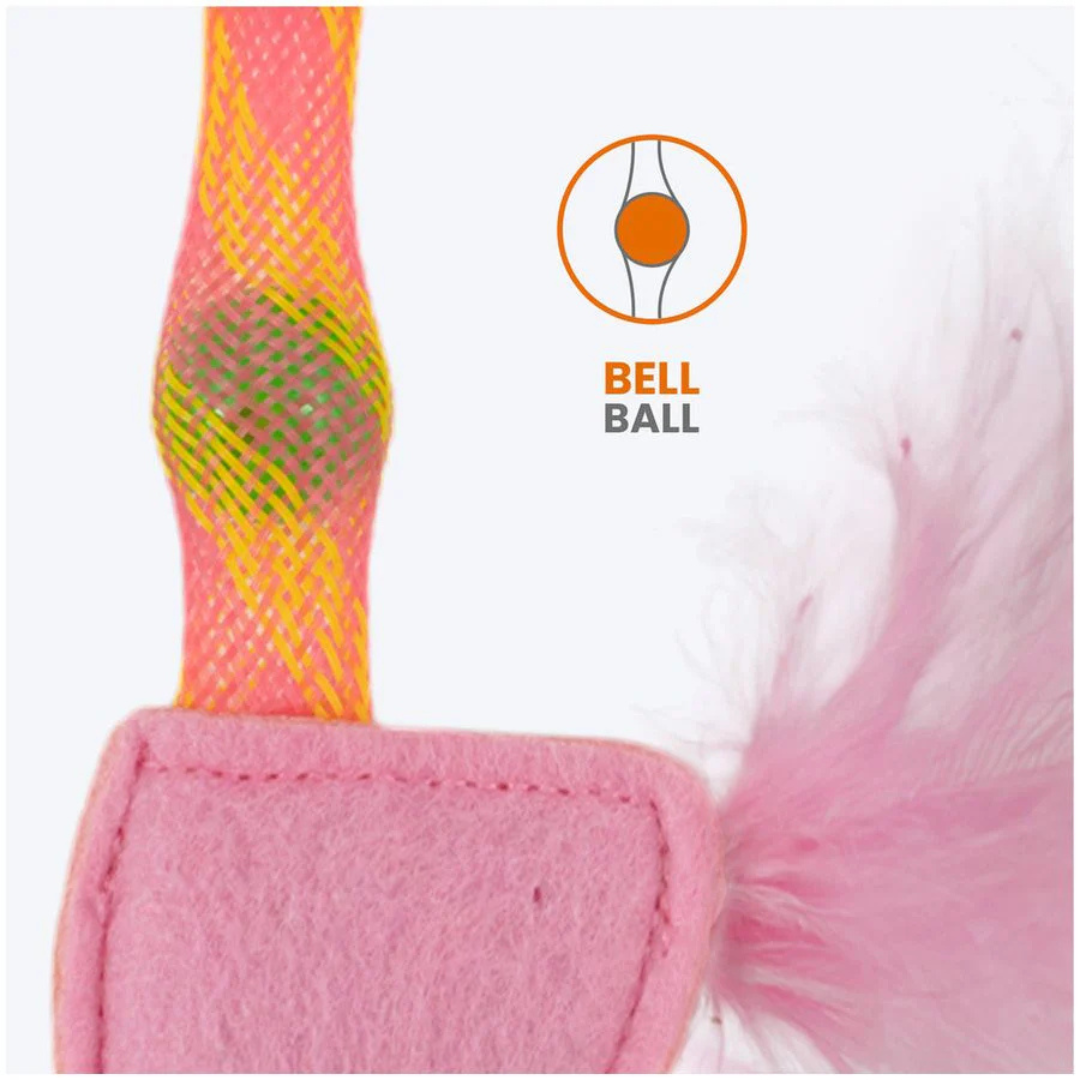 FOFOS Flick Tube Flamingo Cat Toy - Image 5