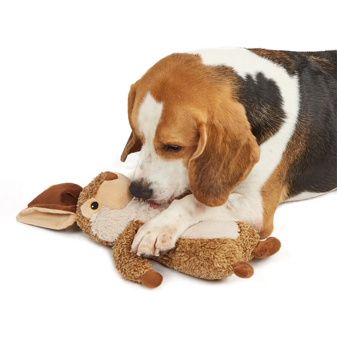 FOFOS Wildlife Plush Rabbit Dog Toy - Image 6