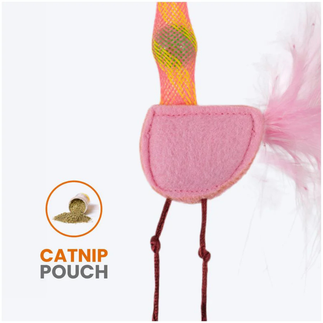 FOFOS Flick Tube Flamingo Cat Toy - Image 6