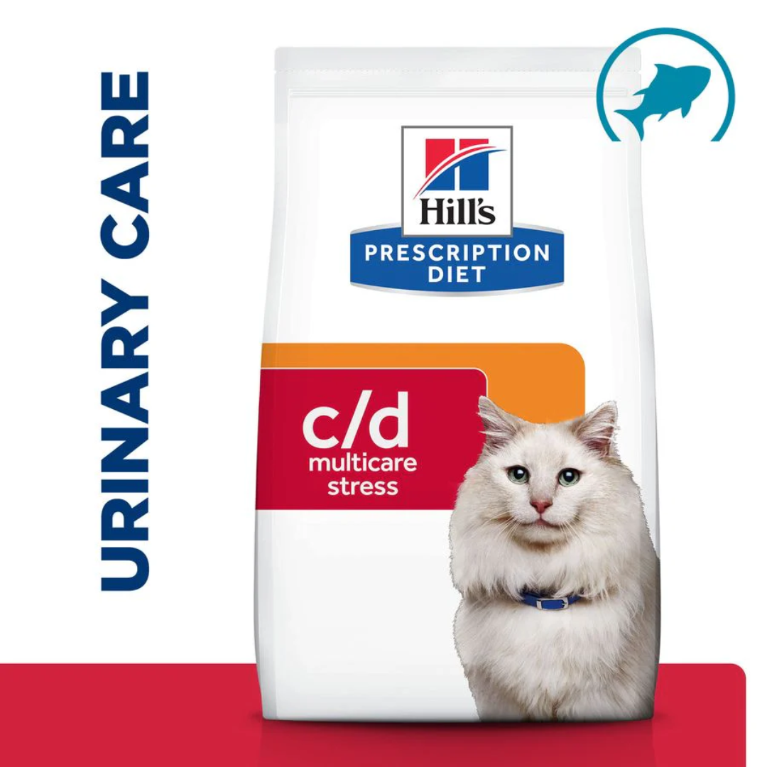 Hill's Prescription Diet Dry Cat Food c/d Ocean Fish Urinary Health Support 1.5kg - Image 2