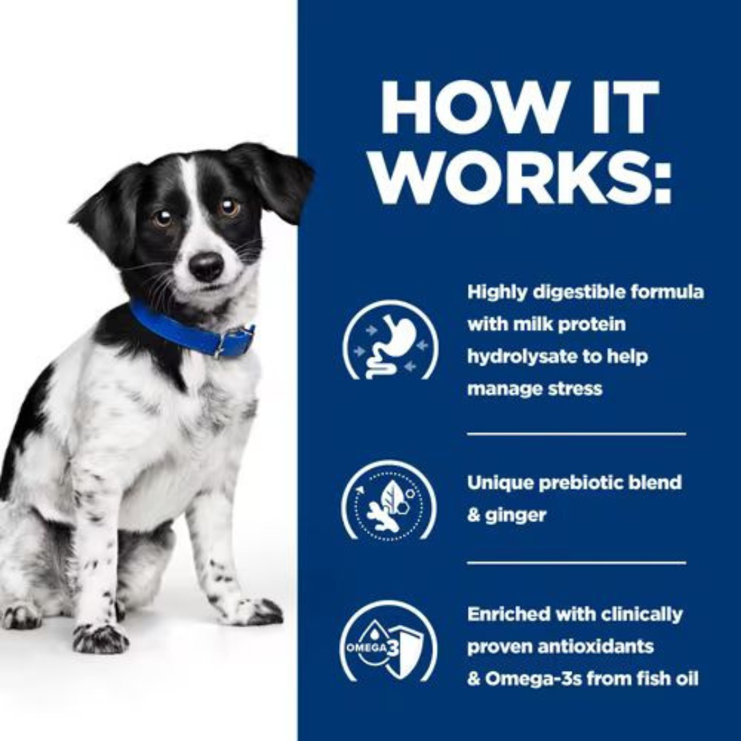 Hill’s Prescription Diet i/D Stress Mini Canine Stew Flavored With Chicken & Vegetables 156G - Image 4