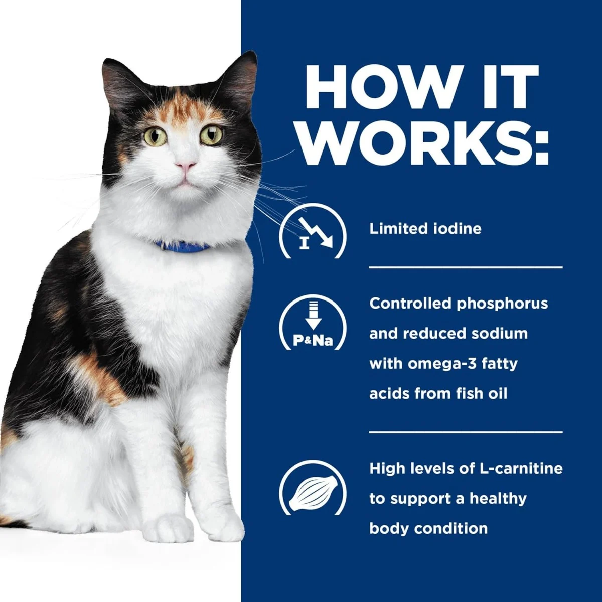 Hill's Prescription Diet Dry Cat Food y/d Thyroid Care 1.5kg - Image 3